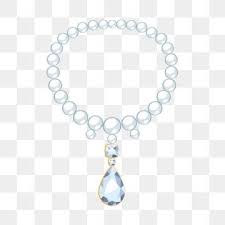 Cartoon Necklace Assembly Decoration Clothing Match White Pearl Pearl Clipart Necklace Design Pearl Necklace Png And Vector With Transparent Background For F Pearl Necklace Designs Pearl And Diamond Necklace Pearls