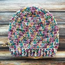 This beanie is made with 100% viscose yarn (from tibet). Basic Slouchy Beanie Crochet Pattern Hooked On Homemade Happiness