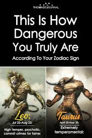 And looking at them, you can tell which zodiac sign is most likely to be a sociopath. The Most Dangerous Zodiac Signs Ranked From Most To Least
