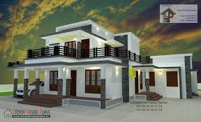 2000 Sqft Box Type House Kerala House Plans Designs Floor Plans And Elevation Kerala House Design Single Floor House Design House Plans