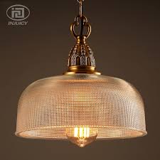 Steel hanging lamp with adjustable cord length flat / sloped / slanted ceiling available. Buy Online Loft Vintage Industrial Pendant Light Fixtures Copper Glass Shade Pendant Lamp Restaurant Cafe Bar Store Dining Room Lighting Alitools