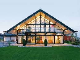 Get in touch with us! Huf Haus Art 5 Transparenz Aus Holz Und Glas Ecological House Modern Glass House Architecture