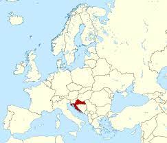 Mapa de croacia para colorear, pintar e imprimir. Grande Mapa De Ubicacion De Croacia Croacia Europa Mapas Del Mundo