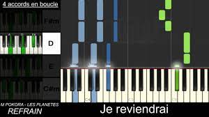Le chanteur prend la parole pour s'engager contre la maladie d'alzheimer. M Pokora Les Planetes Piano Facile Avec Paroles Et Accords Youtube