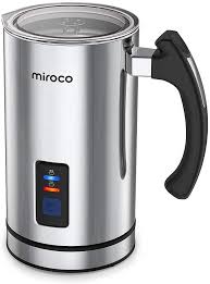 Amazon Com Miroco Milk Frother Electric Milk Steamer Stainless Steel Automatic Hot And Cold Milk Frot Milk Frother Electric Milk Frother Hot Chocolate Maker