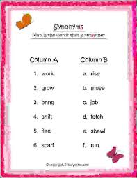 1 set1 memberinstituto jefferson · instituto jefferson uruapan, mexico. Match Synonyms Worksheet 2 Estudynotes