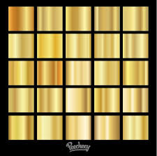 Color palette gold color palette cmyk pastel color palette blue color palette. Vector Set Of Gold Gradients Gold Gradient Gradient Illustrator Adobe Illustrator Graphic Design