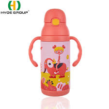 China Cartoon Children Vacuum Thermos Flask Kid Insulated Straw Water Bottle China Water Bottle And Child Water Bottle Price Worker carrying large bottle of water for the vector. china cartoon children vacuum thermos