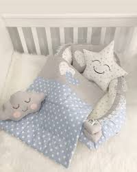 Babynest Gray White Star Patterned Baby Nest Set In 2021 Baby Nest Baby Bedding Sets Baby Pillows