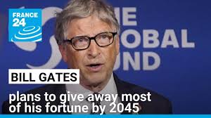 Bill Gates Sets Goal To Give Away Most of His Fortune By 2045