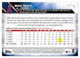 The superfractor 1/1 of this card is also the most expensive sports card ever sold. What The Backs Of Mike Trout S Baseball Cards Tell Us