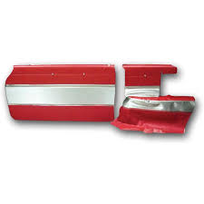 Beautifully chrome plated, die cast bezel painted bright white (as original) on the inside for superb brightness. Full Size Chevy Preassembled Door Panel Quarter Trim Panel Interior Kit Service Impala Convertible 1961