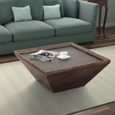 Modern farmhouse coffee table made of pure solid wood, with a dual style look contemporary and rustic coffee table for your living room. Customer Favorite Henriette Solid Wood Coffee Table Accuweather Shop