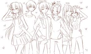 Friendship and the power it holds is something incredibly important to a lot of anime plots, and is a reason a lot of people love the characters and the stories they tell. Images Of Four Anime Friends Drawing