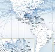 United Airlines route maps, 2020 – @airlinemaps on Tumblr