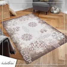 Merinos Yolluk Hali 100x300 Volga Vl01760 Krem Ev Dekoru Halilar Renkler