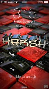 Preview Of Red Checkered For Name Harsh Name Wallpaper Love Wallpaper Alphabet Wallpaper