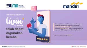 Bank mandiri berupaya meningkatkan transaksi nasabah secara online dengan peningkatan fitur produk dan layanan online yang dapat diakses nasabah melalui aplikasi livin' by mandiri. Rs3jgnt1nsmmcm
