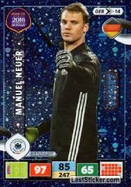 What made russia so 2018? Card Ger14 Manuel Neuer Panini Road To 2018 Fifa World Cup Russia Adrenalyn Xl Laststicker Com