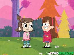 (Request) Audrey meets Mabel Pines by YAKL120DoesArt