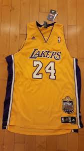 Bryant is the only player in league history to have two jersey numbers retired with the same team. Kobe Bryant Lakers 24 Limited Edition Swingman Jersey Xl 1557 Of 2168 Rare 1812922952