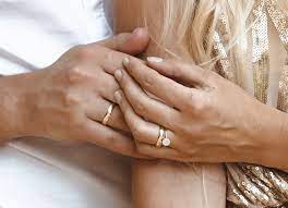 Na palcu serdecznym lewej dłoni mężczyzna nosi sygnet lub pierścień herbowy (w innych krajach oraz kobiety noszą je na palcu małym) na palcu serdecznym (prawej lub lewej dłoni w zależności od kraju, w polsce na prawej dłoni) nosi się obrączkę ślubną i pierścionek zaręczynowy; Na Ktorej Rece I Ktorym Palcu Nosi Sie Obraczke Slubna