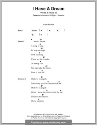 I Have A Dream Ukulele Songs Ukulele Chords Songs Guitar Chords For Songs