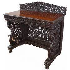 Anglo Indian Rosewood Console Table Console Table Indian Furniture Indian Rosewood