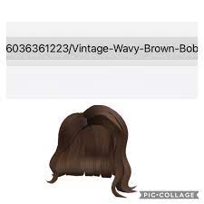 Short Wavy Brown Hair In 2021 Roblox Pictures Bloxburg Hair Bloxburg Hair Codes
