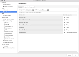Understanding Build Configurations Visual Studio For Mac Microsoft Docs