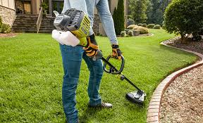 To mark a straight edge, hammer a stake at each end, and tie a string between the two to use as an edging guide. How To Edge A Lawn The Home Depot