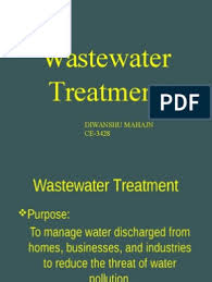 Waste Water Treatment