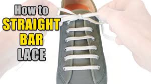 Learn how to diamond lace your shoes, very simple instruction in the tutorial for vans,. Straight Bar Lacing Tutorial Professor Shoelace Youtube