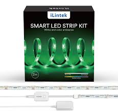 Ilintek Smart Led Strip Kit Allows Voice Control Via Alexa And Google Home Remotely Controlled By S Color Changing Rope Lights Led Strip Lighting Light Words