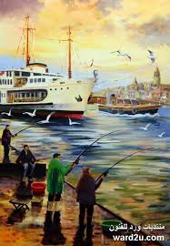 معالم تركية فى لوحات الفنان Kerim Yavuz منتديات ورد للفنون Painting Illustration Pictures Art Painting