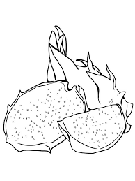Tropical fruit fruit coloring pages for adults. Dragonfruit Coloring Images Free Fruit Coloring Pages Fruit Coloring Coloring Pages