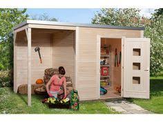 Gartenhaus Designhaus Wekaline 413 A Gr 1 45 Mm Naturbelassen Design Gartenhaus Gartenhaus Schuppen Ideen