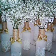 Copas decoradas para boda divertidas. Botellas Decoradas Centros De Mesa Para Boda Con Botellas Novocom Top