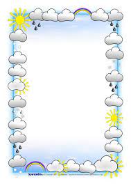 Weather And Seasons A4 Page Borders Sb894 Sparklebox Page Borders Weather And Seasons Page Borders Free