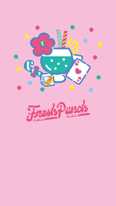 フレッシュパンチ キャラクター サンリオ フォント かわいい ファンシー ポスターデザイン