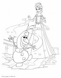 There are tons of great resources for free printable color pages online. Elsa And Olaf Coloring Pages Coloring Pages Printable Com