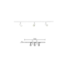 Les systèmes de spots sur rails sont faits pour ça ! 3 Spot Led Sur Rail 1 All Judy 029 Dimmable 3000k 3x4 5w Blanc Aric 4157 Domomat Com