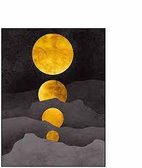 mural crystal porcelain painting image crystal porcelain picture vestibule handing picture full moon 6080 painting porcelain painting moon painting