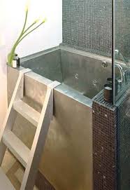 Elegant modern bathroom design blending japanese minimalist style with contemporary ideas. Small Modern Japanese Soaking Tub For Contemporary Bathroom Japanese Soaking Tubs Soaking Tub Shower Combo Japanese Bathroom