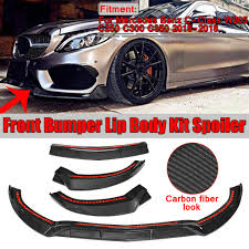 Give your c class sedan a sporty edge with the amg style body kit. Buy Front Bumper Lip Body Kit Spoiler For Mercedes Benz C Class W205 2015 2018 Sport Dp Style Carbon Fiber At Affordable Prices Free Shipping Real Reviews With Photos Joom