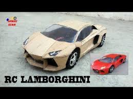 5 Wow Super Rc Lamborghini Diy Cardboard Lamborghini Aventador How To Make Electric Toy Car Youtube Toy Car Lamborghini Aventador Lamborghini