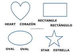 Bilingual Shape Names And Figures Spanish4kiddos Educational Services Spanish Kids Shapes In Spanish Spanish Worksheets