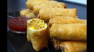 This deep fried starter is very popular in south east asia and parts around it. Pizza Spring Rolls Chicken Spring Rolls Spring Roll Recipe By Cook W Spring Roll Recipe Spring Rolls Chicken Spring Rolls