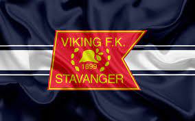 Download Wallpapers Viking Fk 4k Norwegian Football Club Emblem Logo Eliteserien Norwegian Football Championships Football Stavanger Norway Silk Flag Stavanger Football Club Vikings