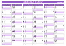 This can be done by giving various brands to individual time periods of time, usually times, weeks, many years and weeks. 2021 Half Year Calendar Calendar Best